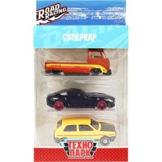 Технопарк Набор Суперкар Симбат из 3х машинок 1:64 в магазинах Магнит