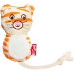 Игрушка для собак Gigwi Мишка Кот с пищалкой 9см