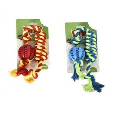 Мяч для чистки зубов на веревке в магазинах Магнит