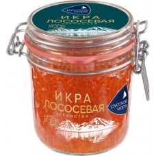 Икра лососевая Русское Море зернистая 500г в магазинах Магнит