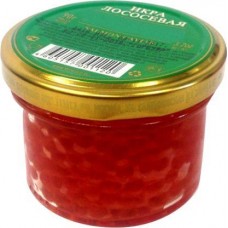 Икра лососевая зернистая 90г в магазинах Магнит