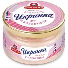Икра Санта Бремор деликатесная Икринка с креветкой 160г в магазинах Магнит