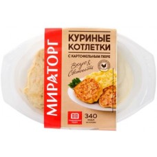 Куриные котлетки Мираторг с картофельным пюре 250г в магазинах Магнит