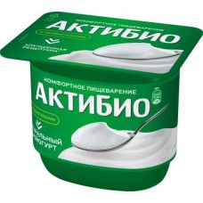 АКТИБИО Биойогурт натуральный 3,5% 130г пл/ст в магазинах Магнит