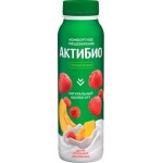 Биойогурт Актибио питьевой дыня клубника земляника 1.5% 260г