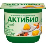Биойогурт Актибио виноград-манго-папайя-чиа без сахара 2.9% 130г