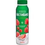 Биойогурт питьевой Актибио клубника-земляника 1.5% 260г