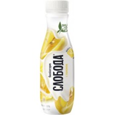 Биойогурт Слобода с лимоном 2% 260г в магазинах Магнит
