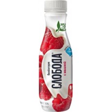 Биойогурт Слобода с малиной 2% 260г в магазинах Магнит