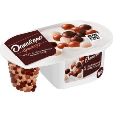 Йогурт Даниссимо Фантазия с хрустящими шариками в шоколаде 6.9% 105г в магазинах Магнит