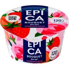 Йогурт Epica Bouquet Клубника 4.8% 130г в магазинах Магнит