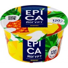 Йогурт Epica с ананасом 4.8% 130г в магазинах Магнит