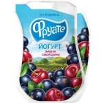 Йогурт Фруате вишня и черная смородина 950г