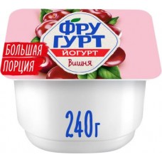Йогурт Фругурт Вишня 2% 240г в магазинах Магнит