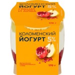 Йогурт Коломенский гранат айва 5% 170г