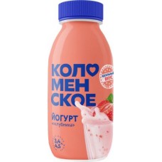 Йогурт Коломенский клубника 3.4%-4.5% 260мл в магазинах Магнит
