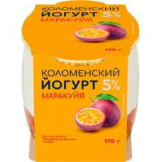 Йогурт Коломенский маракуйя 5% 170г в магазинах Магнит