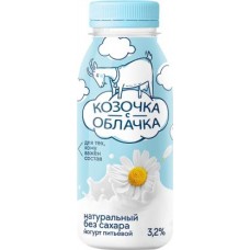 Йогурт Козочка с облачка без сахара 3.2% 200г в магазинах Магнит