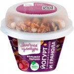 Йогурт Молочная Культура вишня черешня гранат 2.7%-3.5% 190г