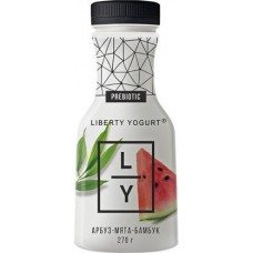 Йогурт питьевой Liberty Yogurt арбуз мята бамбук 1.5% 270мл в магазинах Магнит