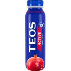 Йогурт питьевой Teos Active Вишня и Гранат 1.8% 260г в магазинах Магнит