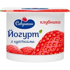 Йогурт Савушкин Продукт Клубника 2% 120г в магазинах Магнит