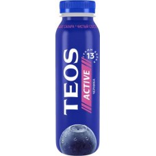 Йогурт Teos Active Черника 1.8% 260г в магазинах Магнит