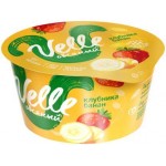 Йогурт Velle Овсяный клубника банан 140г Йогурт Velle Овсяный клубника банан 140г