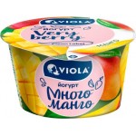 Йогурт Viola вязкий манго пастеризованный 2.6% 180г