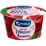 Йогурт Viola вязкий вишня пастеризованный 2.6% 180г