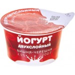 Йогурт Вкусный день вишня черешня 2.5% 200г