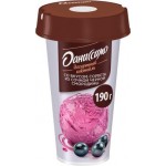 Коктейль йогуртный Даниссимо Shake&Go Сорбет из сочной черной смородины 2.7% 190мл