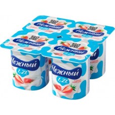 Продукт йогуртный Campina Нежный с соком клубники 1.2% 100г в магазинах Магнит
