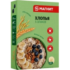Хлопья Магнит 5 злаков 400г в магазинах Магнит