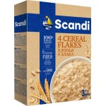 Хлопья Scandi 4 злака 400г