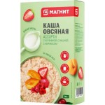 Каша овсяная Магнит ассорти клубника-абрикос-вишня 6шт*41г