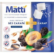 Каша овсяная Matti с черносливом 40г в магазинах Магнит