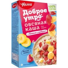 Каша Увелка овсяная Банан и Клубника 200г в магазинах Магнит