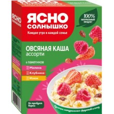 Каша Ясно солнышко Овсяная Ассорти 6пак*45г в магазинах Магнит