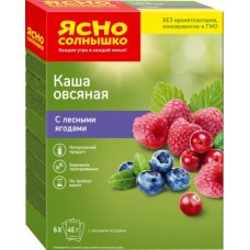 Каша Ясно Солнышко овсяная с лесными ягодами 270г в магазинах Магнит