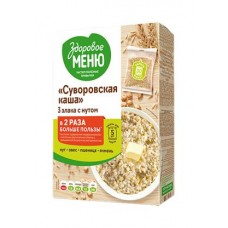 Каша Здоровое меню Суворовская 3 злака с нутом 400г в магазинах Магнит