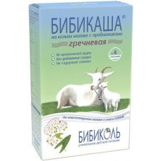 Каша Бибикаша Гречневая на козьем молоке без глютена 200г в магазинах Магнит