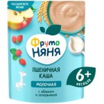 Каша ФрутоНяня Пшеничная Яблоко земляника 200г