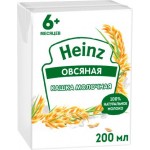Каша Heinz овсяная молочная с омега 3 200мл