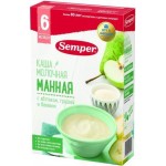 Каша молочная Semper манная-яблоко-груша-банан с 6 месяцев 180г