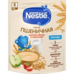 Каша Nestle Молочная Пшеничная с земляникой и яблоком 200г