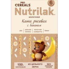 Каша Nutrilak Procereals молочная рисовая с бананом 6 месяцев 200г в магазинах Магнит