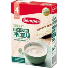 Каша Semper Рисовая безмолочная 180г в магазинах Магнит