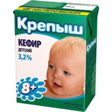 Кефир Крепыш детский 3.2% 200г в магазинах Магнит