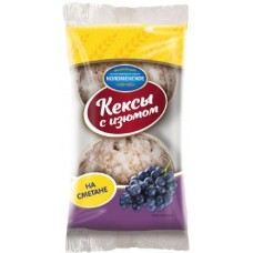 Кекс Коломенский с изюмом 110г в магазинах Магнит